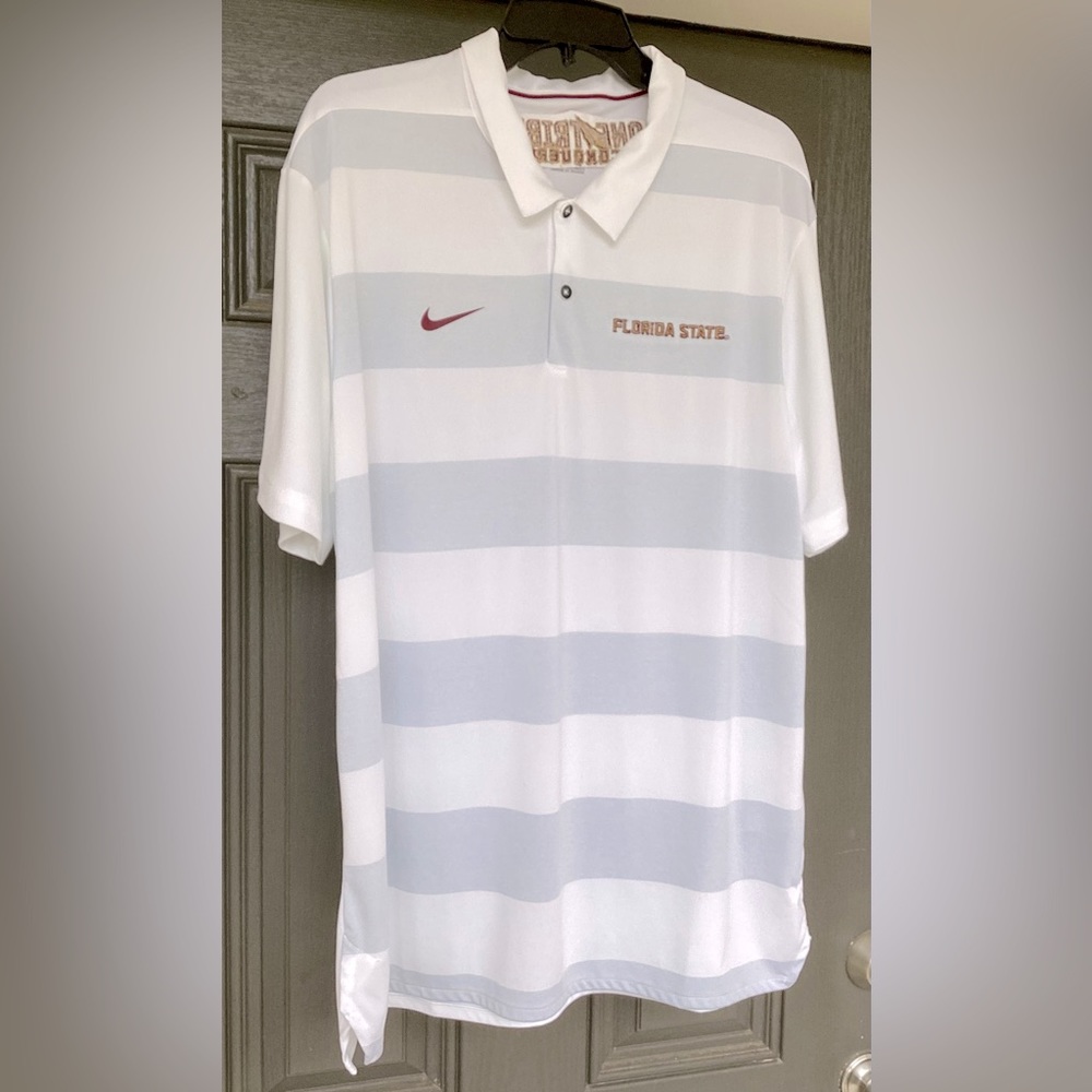 Florida State Seminole One Tribe Unconquered Nike Golf Shirt. Size XL